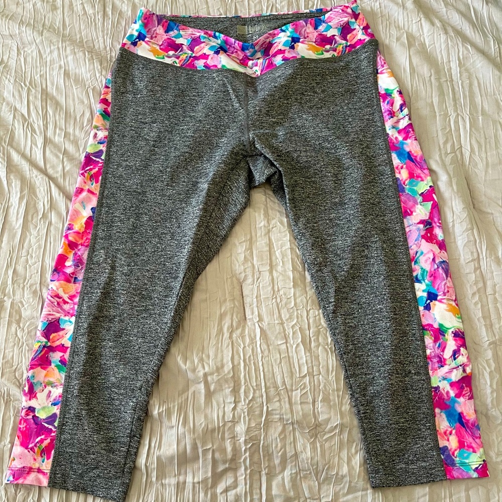 Lularoe Jade Athletic Capri Leggings Medium